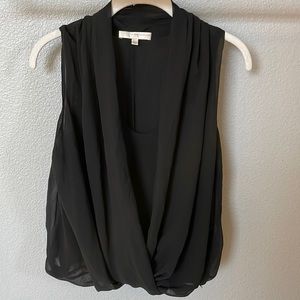 Lavender Brown - Black Drape Shirt